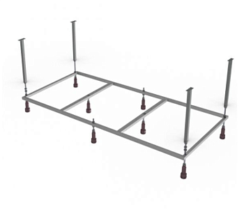 Каркас сварной 170*75 Азов/Каспий Premium MIRSANT+установочный 